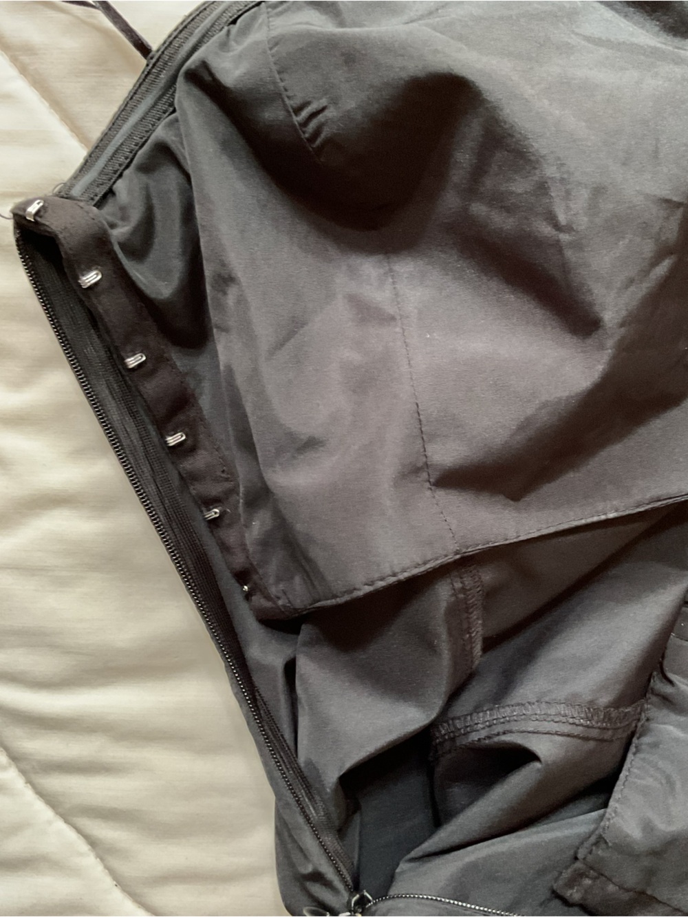 Zara strapless dress with Pockets, Black small, new - Picture 6 of 9